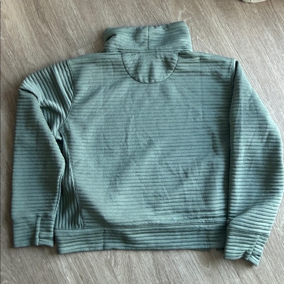 LLBean Airlight Funnelneck Pullover size XL green - Picture 6 of 8